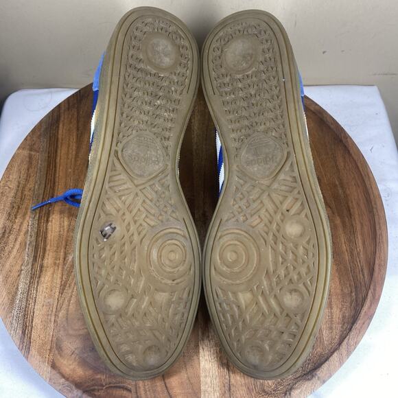 Adidas Handball Spezial Mens Blue White Size 12 Low Top Shoes Sneakers EE5728 - Picture 7 of 9